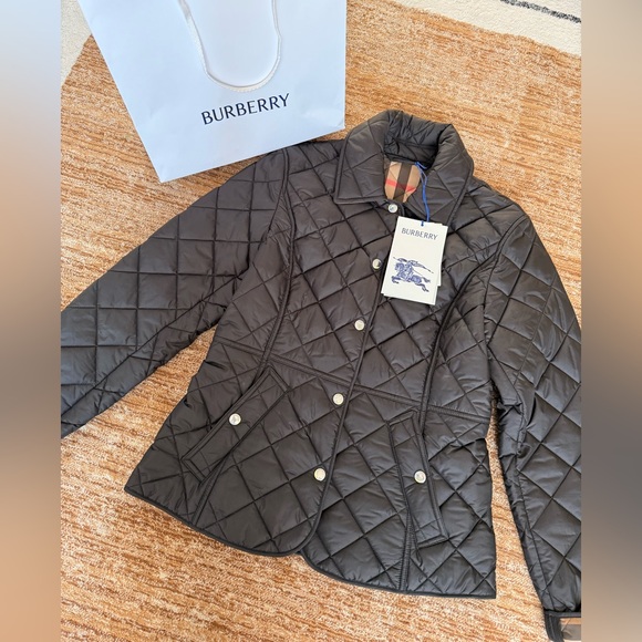 Burberry Jackets & Blazers - Burberry Cawthorne Slim Fit Quilted Jacket Black $1395